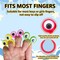 100-Pack Wiggly Eye Finger Puppets – Fun Eyeball Finger Rings for Kids, Party Favors for Boys and Girls